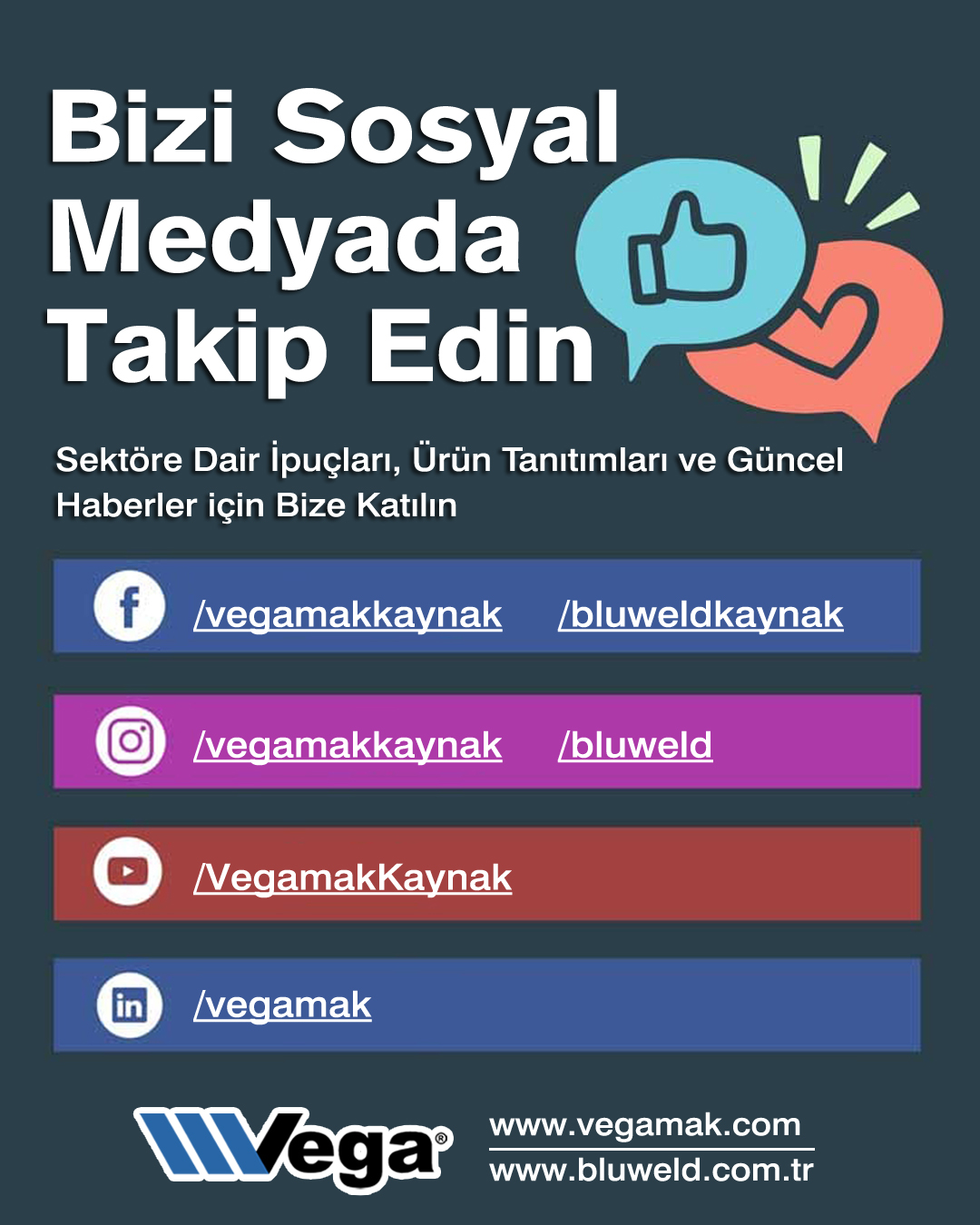 Sosyal Medya Hesaplarımız